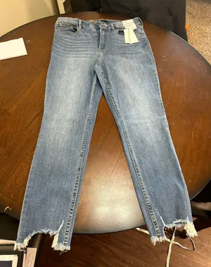 Calvin Klein Distressed Skinny Jeans thumbnail 1