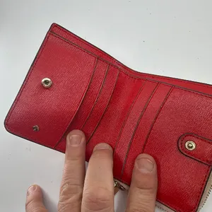 Kate Spade Compact Bifold Pink Saffiano Leather Wallet thumbnail 6
