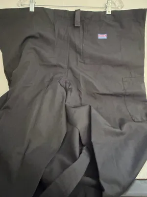 Cherokee Originals Unisex Drawstring Scrub Pants Black thumbnail 4