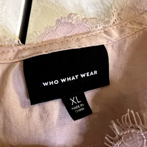 Who what wear Y2K lace cami top size XL light pink thumbnail 4