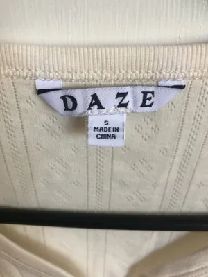 Daze Long Sleeve White thumbnail 2