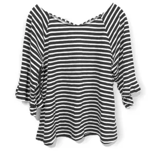 NWT ANA Black/White Striped‎ Top thumbnail 1