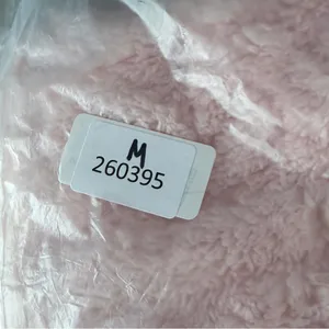 Women's Pink Sherpa Fleece Style Long Sleeve Lounge Bed Jacket Size M #260395 thumbnail 6