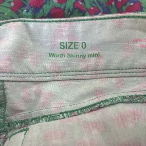 Lilly Pulitzer Worth Skinny Mini Pants Green Pink Floral Ankle Size 0 thumbnail 9