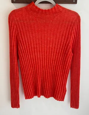 NWOT Madewell Alpaca Blend Mockneck‎ Sweater XL thumbnail 1