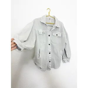 Free People Ruby Jacket in Stone Size Small Oversized Boho Shacket thumbnail 12