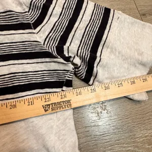 Free People Seaside Linen Slub Cowl Neck‎ Cropped Pullover Sweater Size Small S thumbnail 9