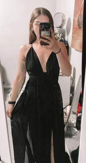 NWT Boutique Black Maxi Dress thumbnail 1