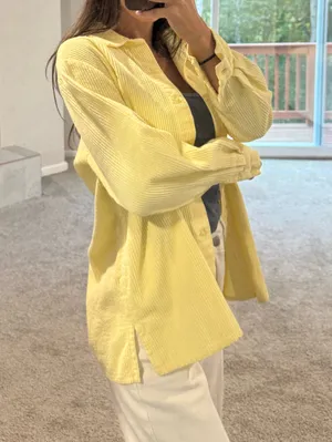 Yellow Corduroy Jacket thumbnail 2