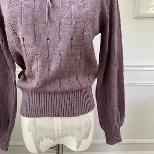 Vintage 70s Foxmoor Mauve Purple Sweater XS thumbnail 4