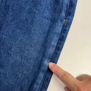 Imperfect vintage y2k 90s jeans cotton denim pull on stretchy waist‎ pockets thumbnail 4