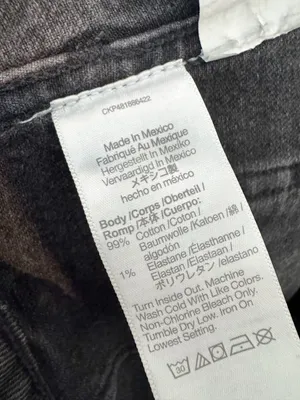 Madewell The 90s Straight Jeans Size 26 Camplin Black High Rise Utility‎ Grunge thumbnail 8
