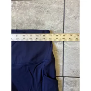 Quince NWOT Ultra-Soft High-Rise Navy Blue Leggings with Pockets Womens Large thumbnail 5