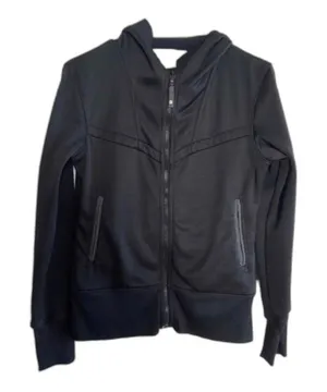 Columbia black hooded LIGHTWEIGHT zip up SMALL Sporty Gorpcore thumbnail 1