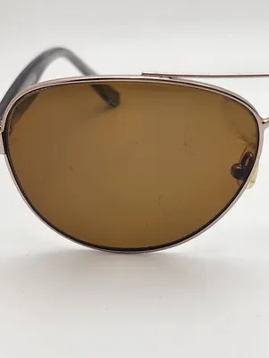 Liz Claiborne Silver & Purple Aviator Sunglasses thumbnail 6