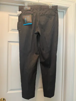 Men's Classic Dress Pants — Charcoal Gray thumbnail 2