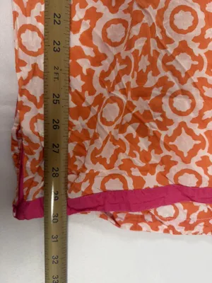 Roller Rabbit Geometric Block-Print Cotton Kurta Tunic XL thumbnail 5