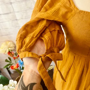 Free People Ochre Let’s Be Friends Dress thumbnail 4