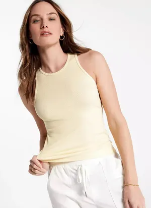 Calia Women's Everyday Rib Tank in Panna Cotta size XXL NWT thumbnail 1