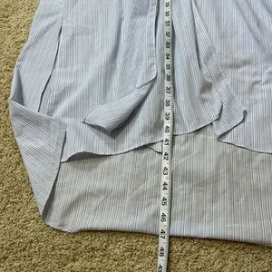 ASTR the Label striped poplin‎ wrap button down shirt tunic size XL BIN L thumbnail 8