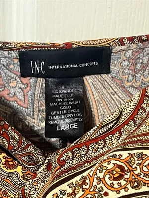 whimsy paisley dress Brown Size L thumbnail 5
