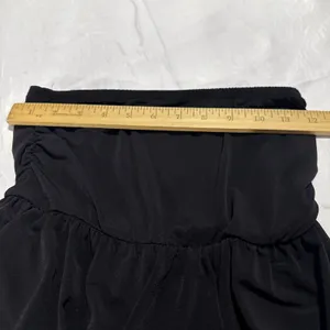 Just Polly NY Women's M Black Ruched Bubble Tube Top Strapless Stretch thumbnail 7