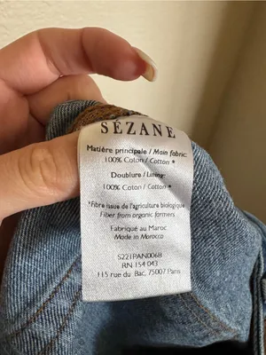 Sézane Brut Sexy Blue‎ Denim Jeans Sz 27 thumbnail 7