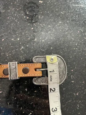 3-D Belt Company Western Leather Belt Made In USA thumbnail 7