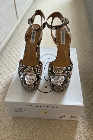 Steve Madden Platform Heeled Sandals thumbnail 2