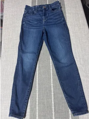American Eagle Outfitters Women's Size 4 Short, High Waisted Skinny Jeans‎ thumbnail 1