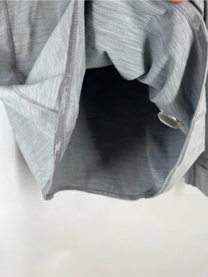 Old Navy Active Go-Dry Gray Hooded Athletic Pullover Top Size M thumbnail 5