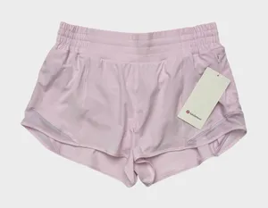 Lululemon Hotty Hot High-Rise Short 2.5” - Pink Organza, Size 10 thumbnail 1