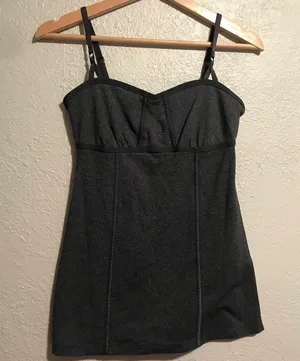 LULULEMON 4 dark grey tank top thumbnail 2