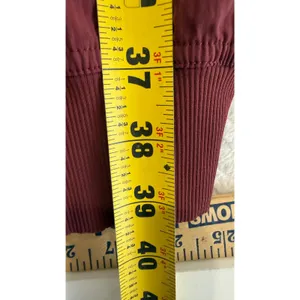 Lululemon Dance Studio Jogger burgundy Pinstripe Swift Pants Womens 6 thumbnail 6
