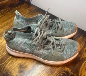 Adidas Green Cloudfoam‎ Quesa Sneakers Size 9 thumbnail 1