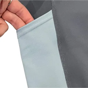 Parks Project Glacier Trail Blue Crop Top Sports Bra Bike Shorts Set XS NEW Tags thumbnail 8