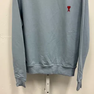 AMI ALEXANDRE MATTIUSSI Blue‎ Ami De Cœur Sweatshirt In 459 Light Blue Medium thumbnail 5
