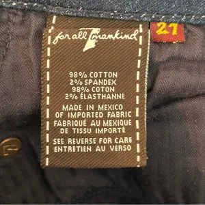 7 For All Man‎ Kind A Pocket Boot Cut Jeans Size 27 thumbnail 8