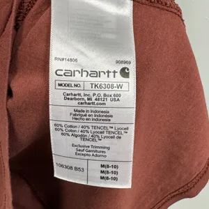 Carhartt Women's Medium Loose Fit Lightweight Long-Sleeve T-Shirt Graphic Script thumbnail 7