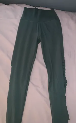 American Eagle Chill Highwaisted Leggings with cut outs thumbnail 1