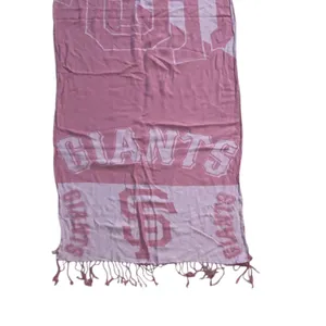 Forever Collectibles Genuine San Francisco Giants Scarf Pink Fringe thumbnail 4