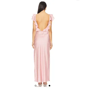Revolve Becky Ruffle Maxi Dress thumbnail 4