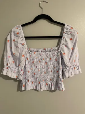 Altar'd State Floral Top thumbnail 2