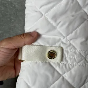 Lauren Ralph Lauren Reversible Quilted Vest Orange & White Utility Pockets Small thumbnail 5