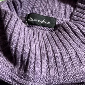 Alison Andrews Purple Mock Neck... SZM thumbnail 5