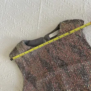 Women’s Astr The Label Hollywood Sequin Bodysuit Sz XS Extra Small Grey/Pink thumbnail 7