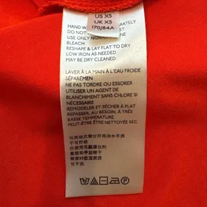 Free People Moonshine Top Glare Red Oversized‎ Slouchy Tunic Tee Boho Size XS thumbnail 5