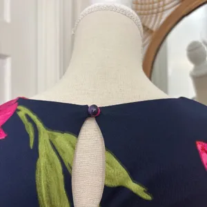 Shelby & Palmer Flare Floral Dress S Garden Party Career Belted‎ Church Travel thumbnail 9