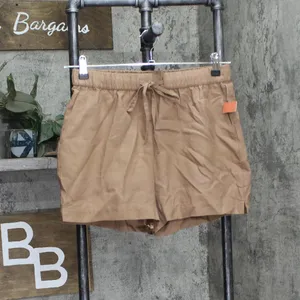 NWT State of Day Blend 2-Pc. Sleeveless Pajama Shorts Natural Umber Brown S thumbnail 7