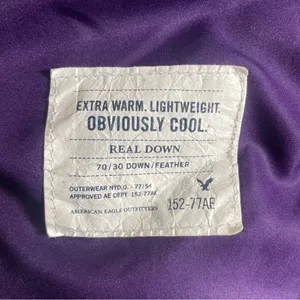 American Eagle Puffer Down Feather Jacket Winter/Ski jacket thumbnail 6